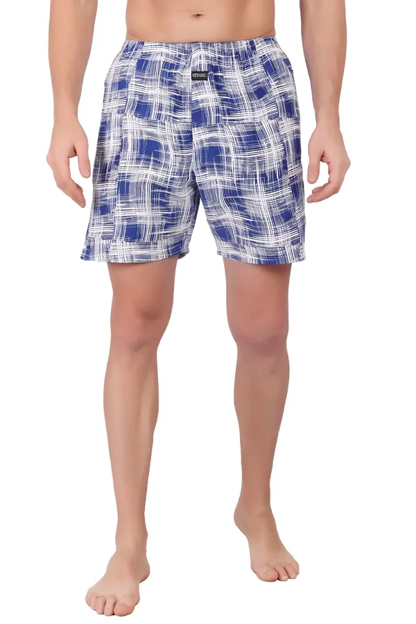 Blue_And_White_Cotton_Relaxed_Fit_Checkered_Boxer_Shorts_For_Men