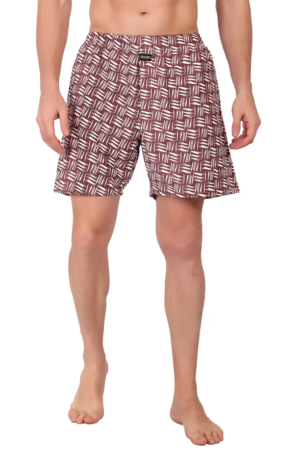 Maroon_Cotton_Geometric_Print_Athletic_Shorts_For_Men