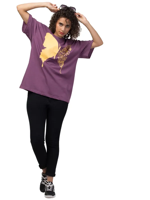 Purple_Cotton_Oversized_Butterfly_Print_T-Shirt_For_Women