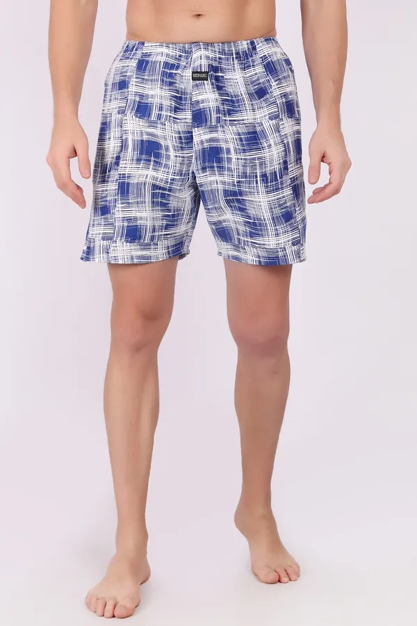 Blue_And_White_Cotton_Relaxed_Fit_Checkered_Boxer_Shorts_For_Men