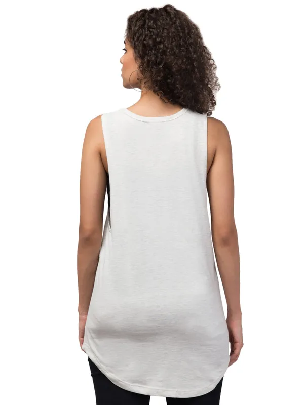 White_Cotton_Sleeveless_Graphic_Print_Long_Top_For_Women