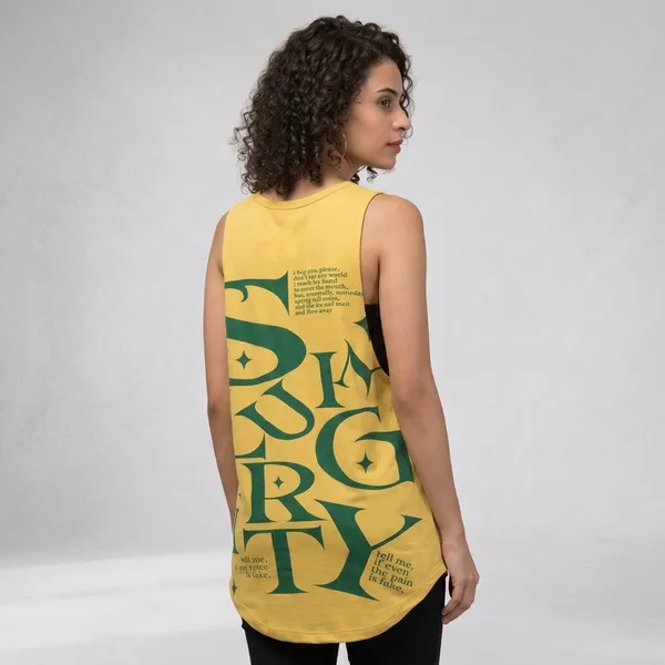 Yellow_Cotton_Graphic_Print_Sleeveless_Tank_Top_For_Women