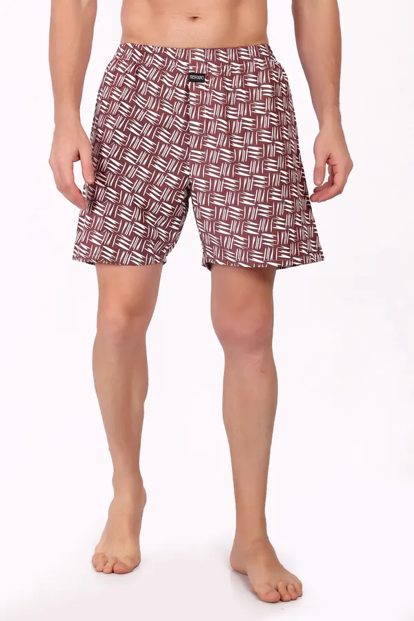Maroon_Cotton_Geometric_Print_Athletic_Shorts_For_Men