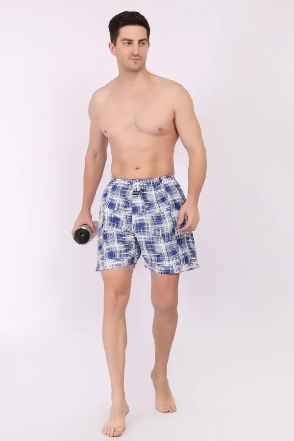 Blue_And_White_Cotton_Relaxed_Fit_Checkered_Boxer_Shorts_For_Men