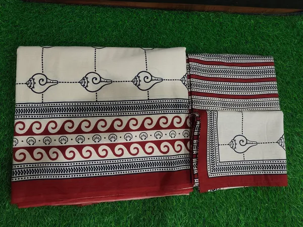 Cotton_Jaipuri_Print_Gray_and_Maroon_King_size_Bedsheet_with_2_Pillow_Covers