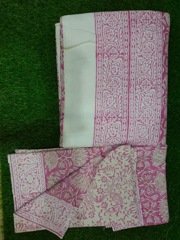 Cotton_Jaipuri_Print_White_and_Pink_King_size_Bedsheet_with_2_Pillow_Covers