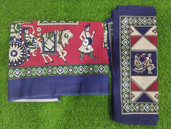 Cotton_Jaipuri_Print_Blue_And_Maroon_King_Size_Bedsheet_With_2_Pillow_Covers