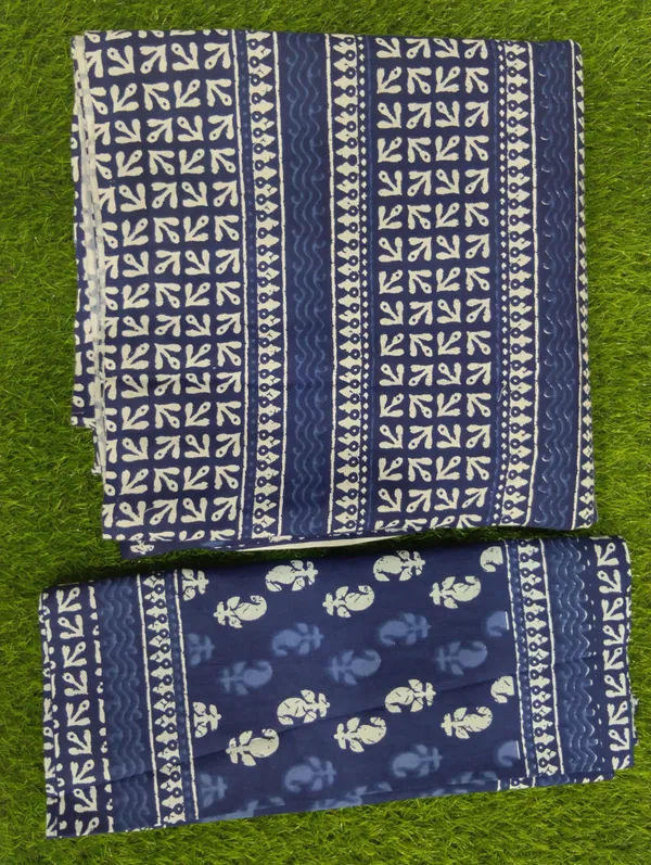 Cotton_Jaipuri_Print_White_And_Indigo_King_Size_Bedsheet_With_2_Pillow_Covers