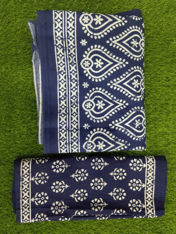 Cotton_Jaipuri_Print_White_And_Indigo_King_Size_Bedsheet_With_2_Pillow_Covers