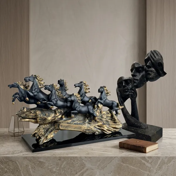 Black_And_Gold_Accent_Decorative_Sculpture_Duo_Pack_Of_2