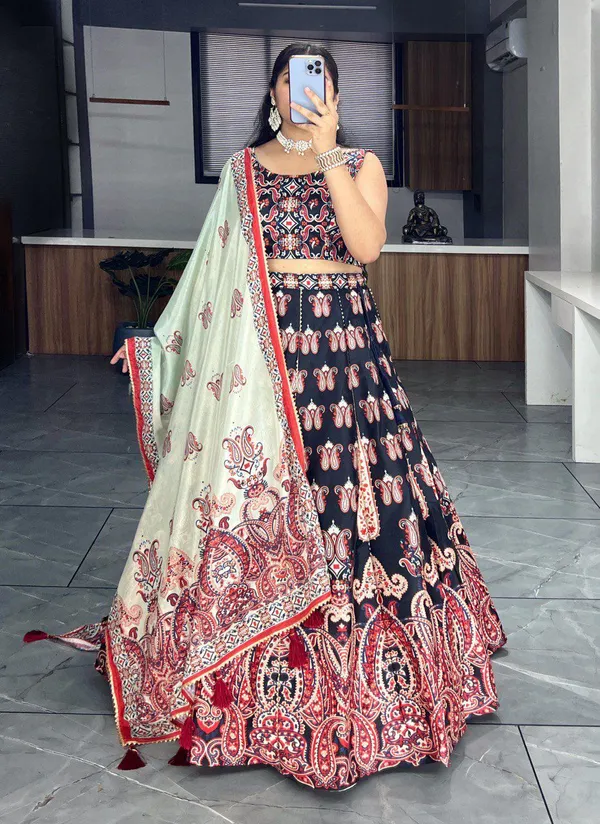 Designer_Embroidered_Multicolor_Lehenga_Choli_Set_With_Dupatta