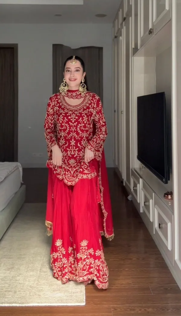 Red_Bridal_Sharara_Suit_Set_With_Golden_Embroidery