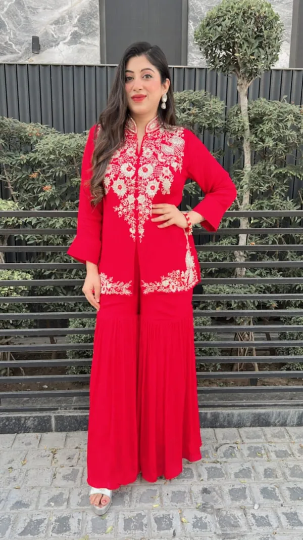 Pink_Embroidered_Kurta_And_Palazzo_Set_For_Women