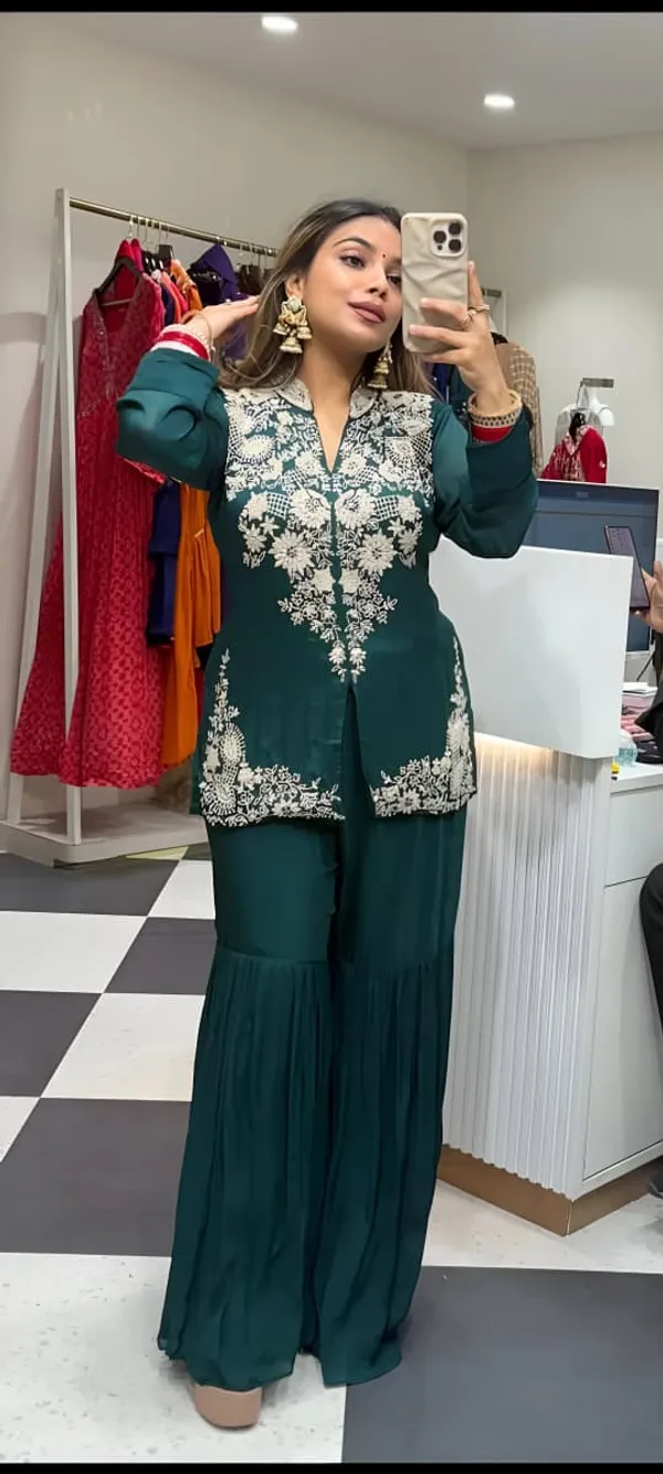 Teal_Green_Embroidered_Sharara_Suit_Set