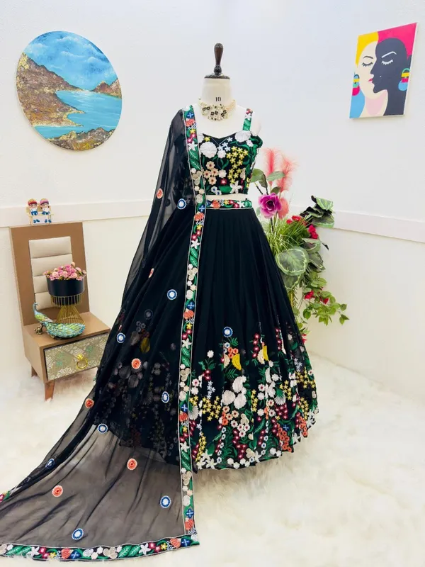 Embroidered_Floral_Lehenga_Choli_Set_With_Dupatta