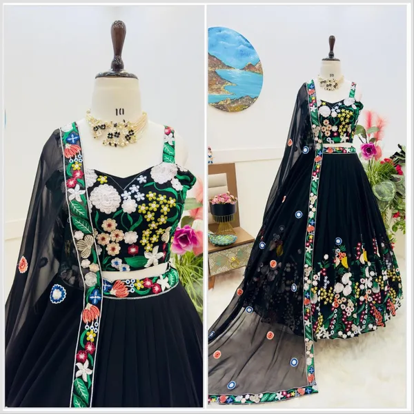 Embroidered_Floral_Lehenga_Choli_Set_With_Dupatta