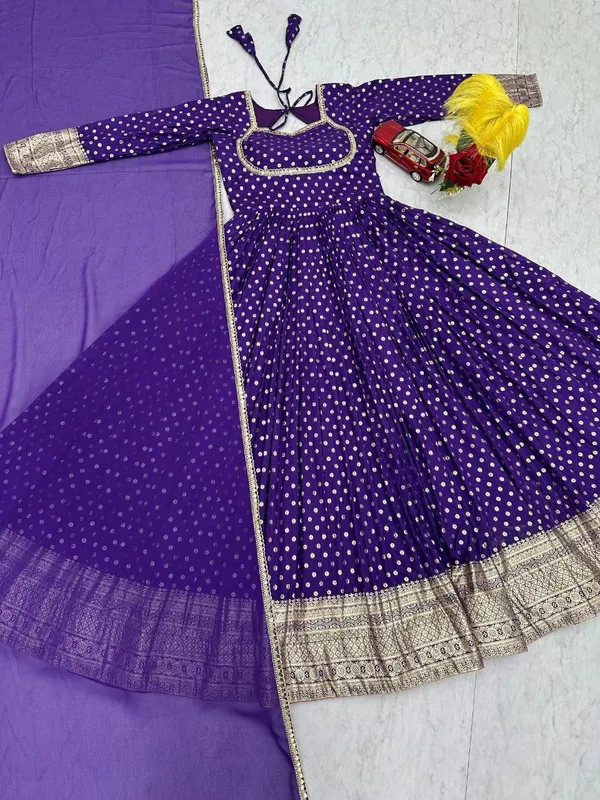 Purple_Mirror_Work_Anarkali_Suit_With_Dupatta