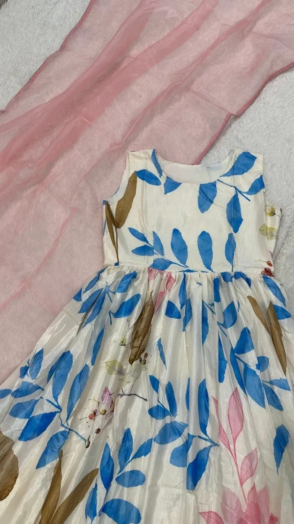 Floral_Print_Anarkali_Dress_Set_With_Pink_Dupatta