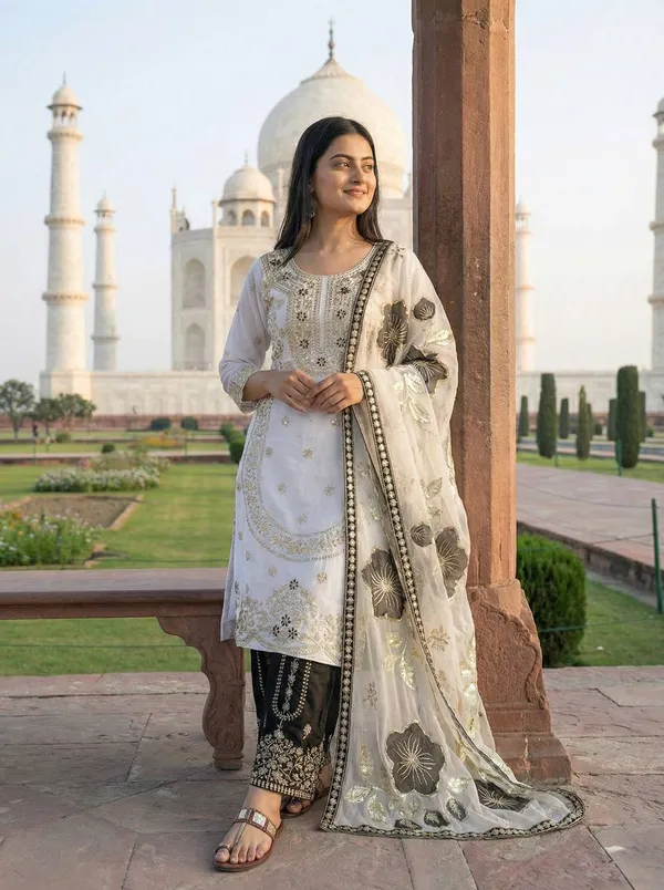 Ladies_Designer_Heavy_Embroidery_Sequence_Work_Top-Bottom_And_Dupatta_Set