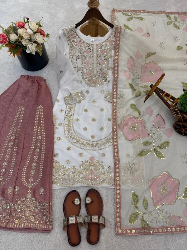 Ladies_Designer_Heavy_Embroidery_Sequence_Work_Top-Bottom_And_Dupatta_Set