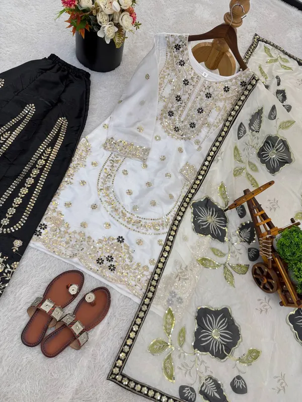 Ladies_Designer_Heavy_Embroidery_Sequence_Work_Top-Bottom_And_Dupatta_Set