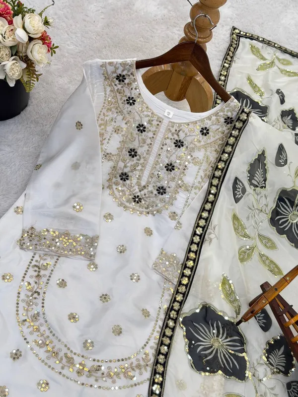 Ladies_Designer_Heavy_Embroidery_Sequence_Work_Top-Bottom_And_Dupatta_Set