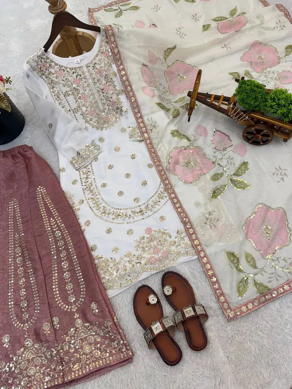 Ladies_Designer_Heavy_Embroidery_Sequence_Work_Top-Bottom_And_Dupatta_Set