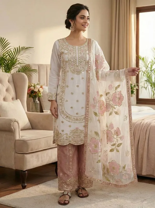 Ladies_Designer_Heavy_Embroidery_Sequence_Work_Top-Bottom_And_Dupatta_Set