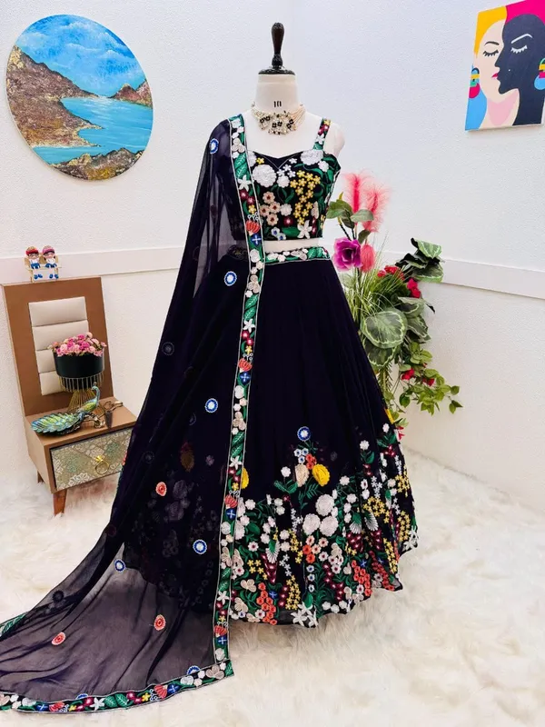 Embroidered_Floral_Lehenga_Choli_Set_With_Dupatta