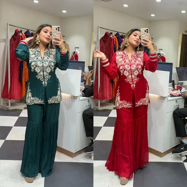 Teal_Green_Embroidered_Sharara_Suit_Set
