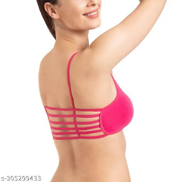 Pack_Of_3_Navy_Blue_And_Beige_And_Pink_Cotton_Blend_Lightly_Padded_Full_Coverage_Everyday_Bra_For_Women_|