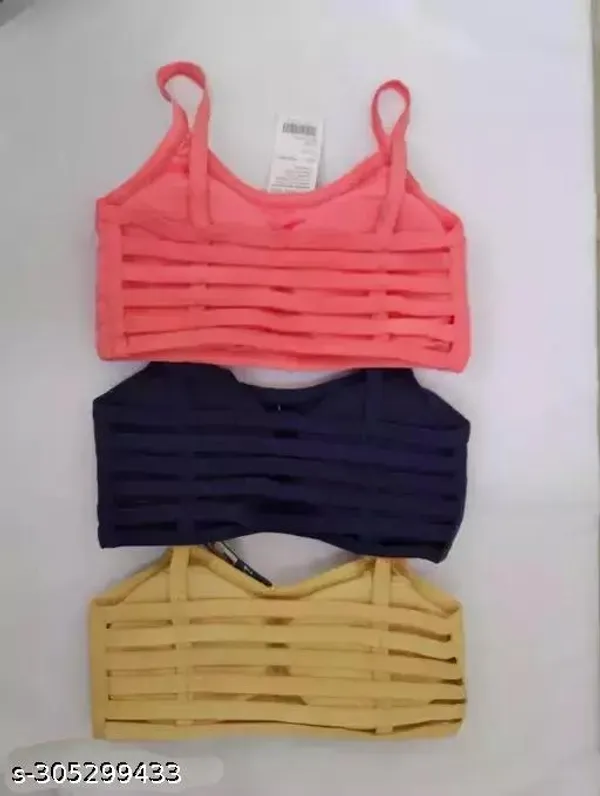 Pack_Of_3_Navy_Blue_And_Beige_And_Pink_Cotton_Blend_Lightly_Padded_Full_Coverage_Everyday_Bra_For_Women_|