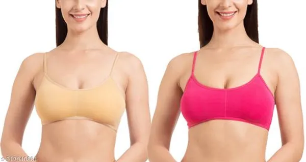 Pack_Of_2__Pink_And_Beige_Cotton_Blend_Padded_Full_Coverage_Everyday_Bra_For_Women