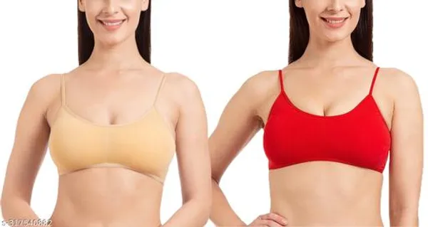 Pack_Of_2__Beige_And_Red_Cotton_Blend_Padded_Full_Coverage_Everyday_Bra_For_Women