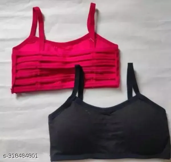 Pack_Of_2__Pink_And_Black_Cotton_Blend_Lightly_Padded_Full_Coverage_Everyday_Bra_For_Women