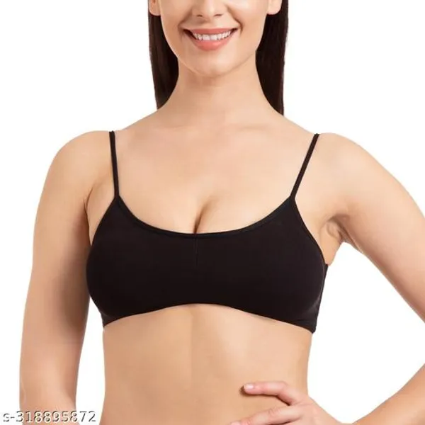 Pack_Of_3_Red_And_Sky_Blue_And_Navy_Blue_Cotton_Blend_Light_Padded_Bra_For_Women_|