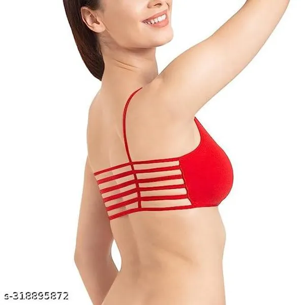 Pack_Of_3_Red_And_Sky_Blue_And_Navy_Blue_Cotton_Blend_Light_Padded_Bra_For_Women_|
