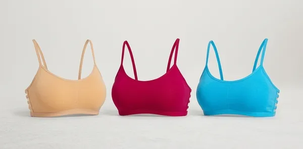 Pack_Of_3_Cream_And_Red_And_Blue_Cotton_Blend_Lightly_Padded_Everyday_Bra_For_Women_|