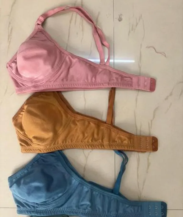 Pack_Of_3_Pink_And_Mustard_And_Blue_Cotton_Blend_Lightly_Padded_Full_Coverage_Bra_For_Women_|