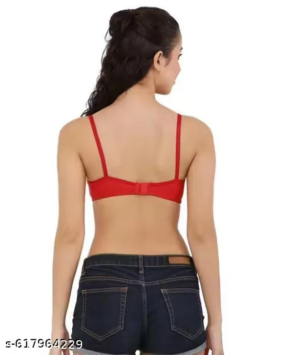 Pack_Of_3_Red_And_Pink_And_Maroon_Cotton_Blend_Lightly_Padded_Everyday_Bra_For_Women_|