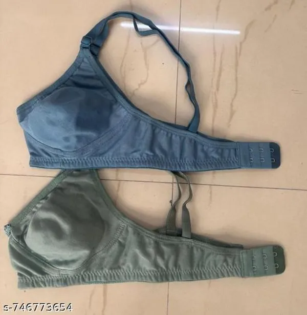 Pack_Of_2__Aqua_Blue_And_Green_Cotton_Blend_Non_Padded_Full_Coverage_Everyday_Bra_For_Women