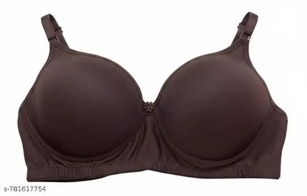 Pack_Of_3_Red_And_Mauve_Pink_And_Brown_Cotton_Blend_Lightly_Padded_Seamless_T-Shirt_Bra_For_Women_|