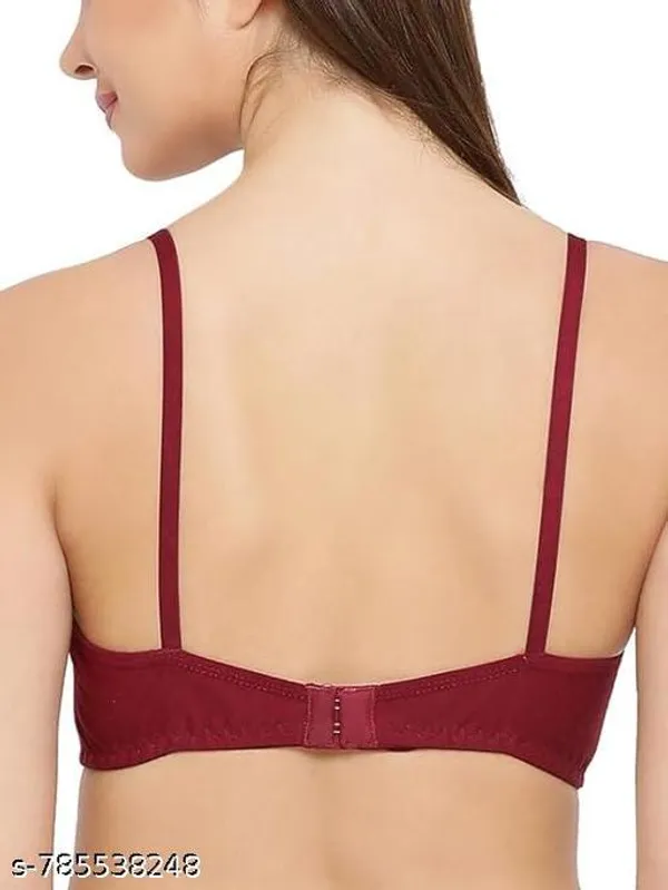 Pack_Of_2__Black_And_Maroon_Cotton_Blend_Lightly_Padded_Everyday_Hook_Bra_For_Women