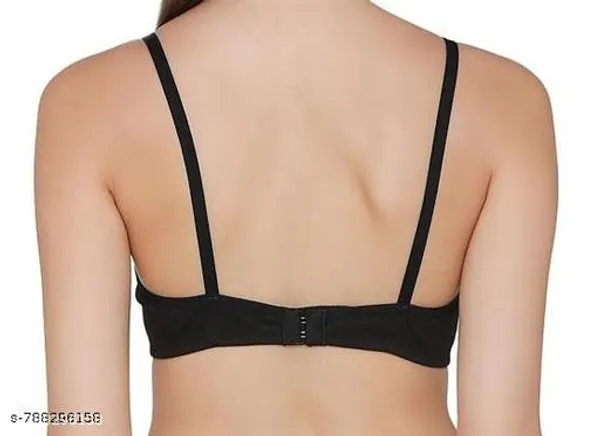 Pack_Of_4_Multicolor_Cotton_Blend_Lightly_Padded_Full_Coverage_Bra_For_Women_|