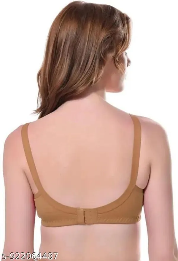 Pack_Of_3_Beige_And_Pink_And_Red_Cotton_Blend_Lightly_Padded_Non_Wired_Full_Coverage_Everyday_Bra_For_Women_|