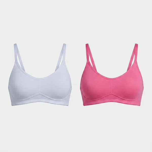 Pack_Of_2__Pink_And_White_Cotton_Blend_Non-Padded_Full_Coverage_Everyday_Bra_For_Women