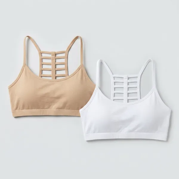 Pack_Of_2__Beige_And_White_Cotton_Blend_Light_Padded_Bra_For_Women