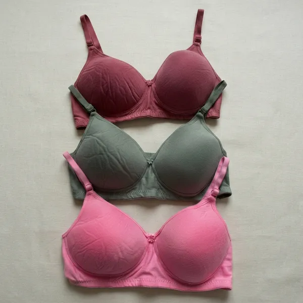 Pack_Of_3_Pink_And_Maroon_And_Green_Cotton_Blend_Light_Padded_Bra_For_Women_|