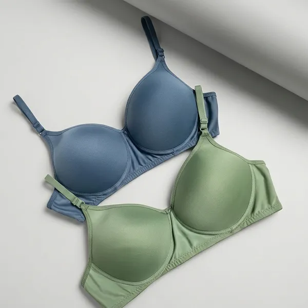 Pack_Of_2_Blue_And_Green_Cotton_Blend_Lightly_Padded_Full_Coverage_Bra_For_Women_|