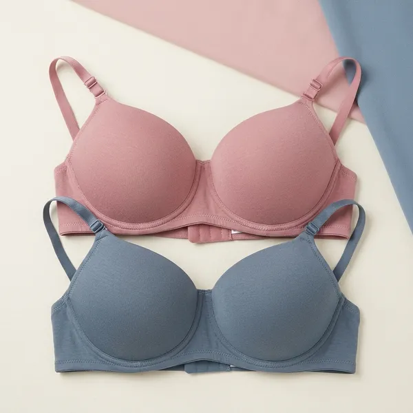 Pack_Of_2__Pink_And_Blue_Cotton_Blend_Lightly_Padded_Full_Coverage_Everyday_Bra_For_Women